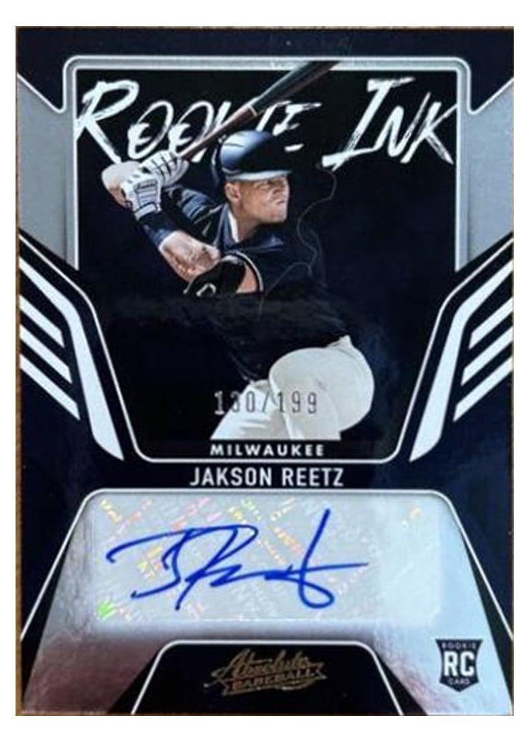 2022 Panini Absolute Rookie Ink Jakson Reetz #RKI-JR card