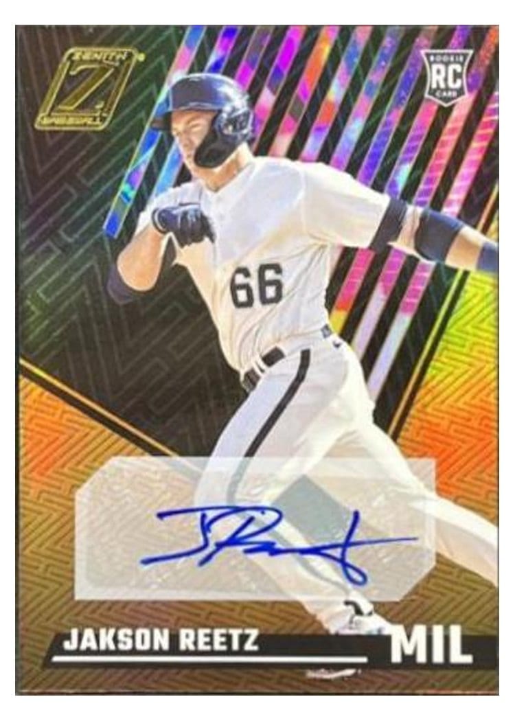 2022 Panini Chronicles Zenith Autographs Jakson Reetz #6 card
