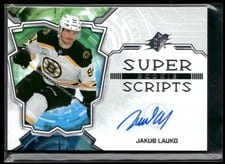 2022-23 SPx Rookie Superscripts Jakub Lauko #SSR-JL card