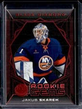 2025-26 Upper Deck Black Diamond Rookie Gems Jakub Skarek #RG-SK card