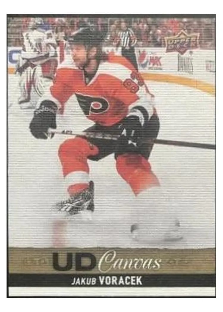 2013 Upper Deck Canvas Jakub Voracek #C19 card