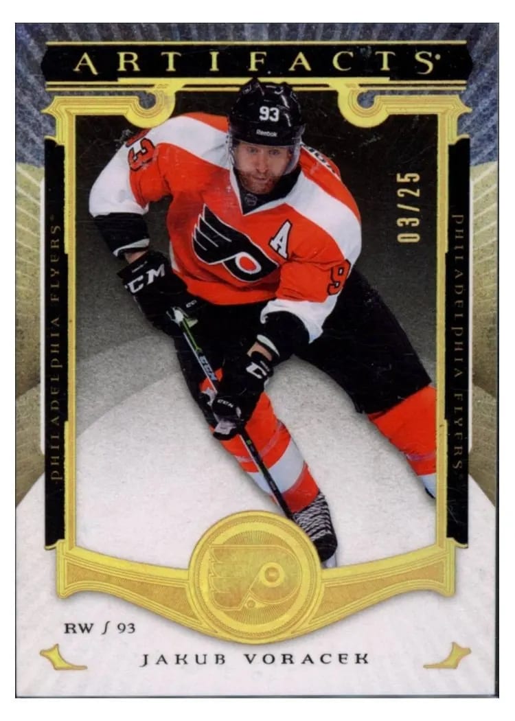 2015 Upper Deck Artifacts Jakub Voracek #7 card