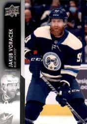 2021-22 Upper Deck Base Set Jakub Voracek #554 card