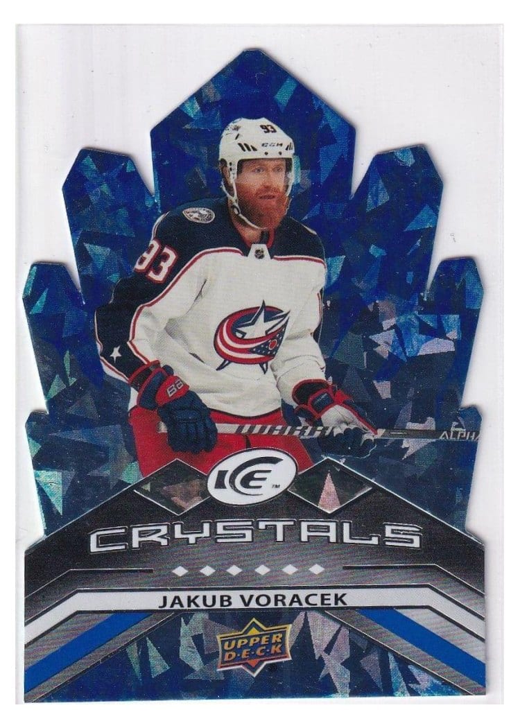 2021-22 Upper Deck Ice Ice Crystals Jakub Voracek #IC-22 card