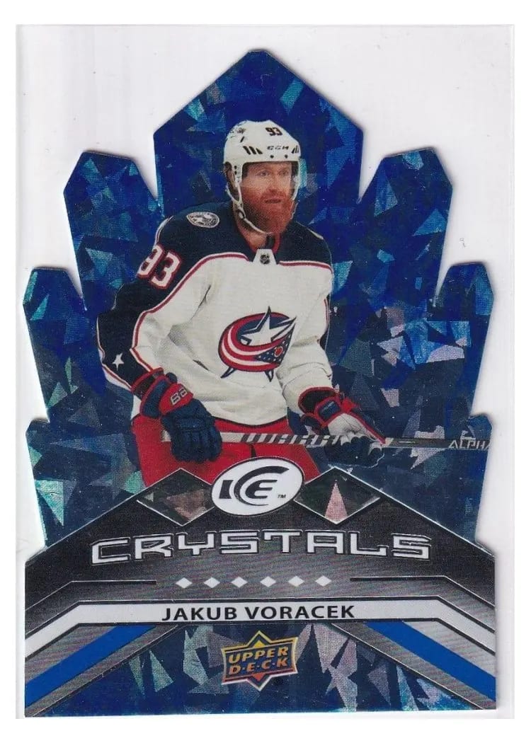 2021-22 Upper Deck Ice Ice Crystals Jakub Voracek #IC-22 card