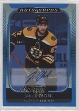 2021-22 O-Pee-Chee Platinum Blue Rainbow Autos Jakub Zboril #BA-JZ card