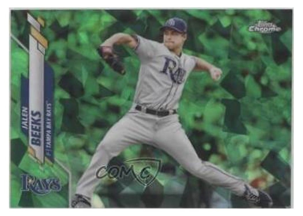 2020 Topps Chrome Update Sapphire Edition Base Set Jalen Beeks #U-77 card