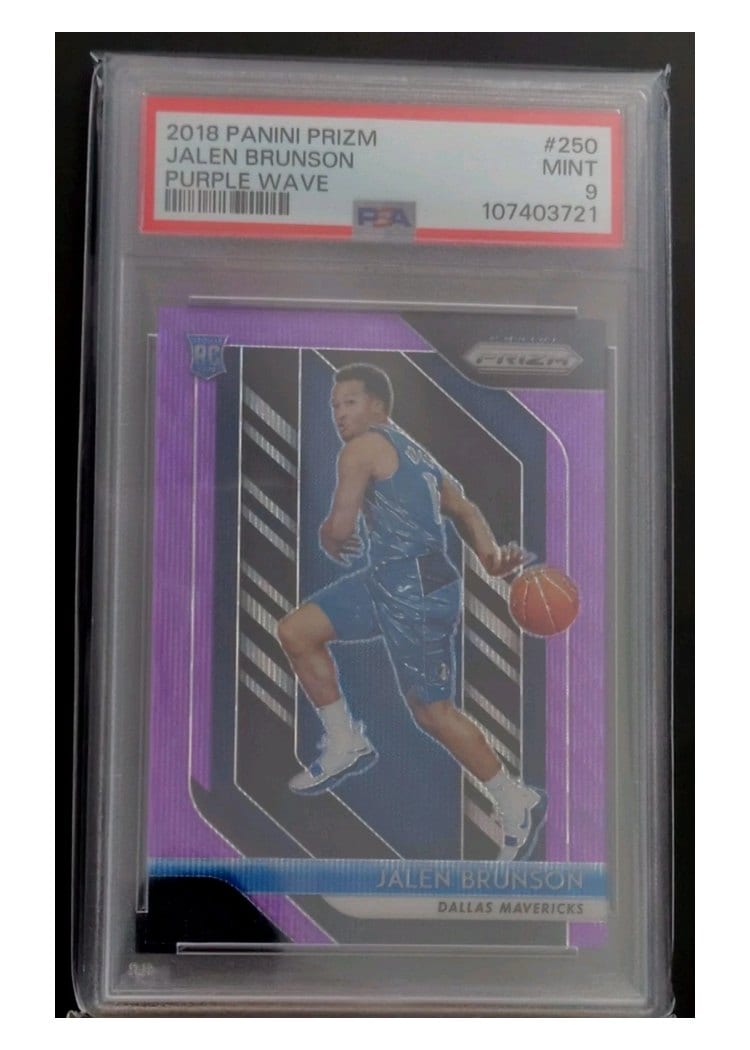 2018 Panini Prizm Jalen Brunson #250 card