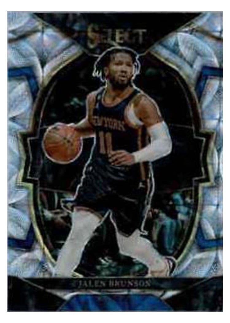2022-23 Panini Select Base Set Jalen Brunson Scope Prizm #22 card