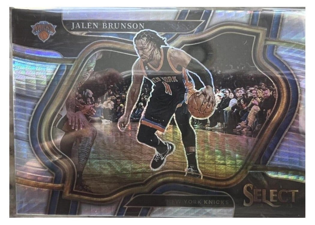 2022-23 Panini Select Base Set Jalen Brunson Lucky Envelopes #222 card