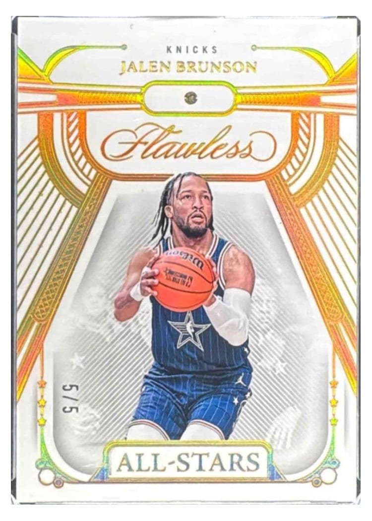 2023-24 Panini Flawless All-Stars Jalen Brunson #136 card