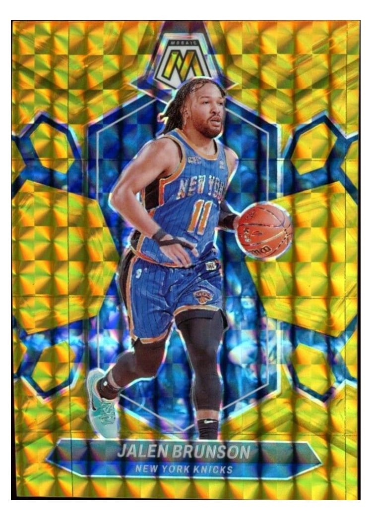 2023-24 Panini Mosaic Base Set Jalen Brunson #67 card