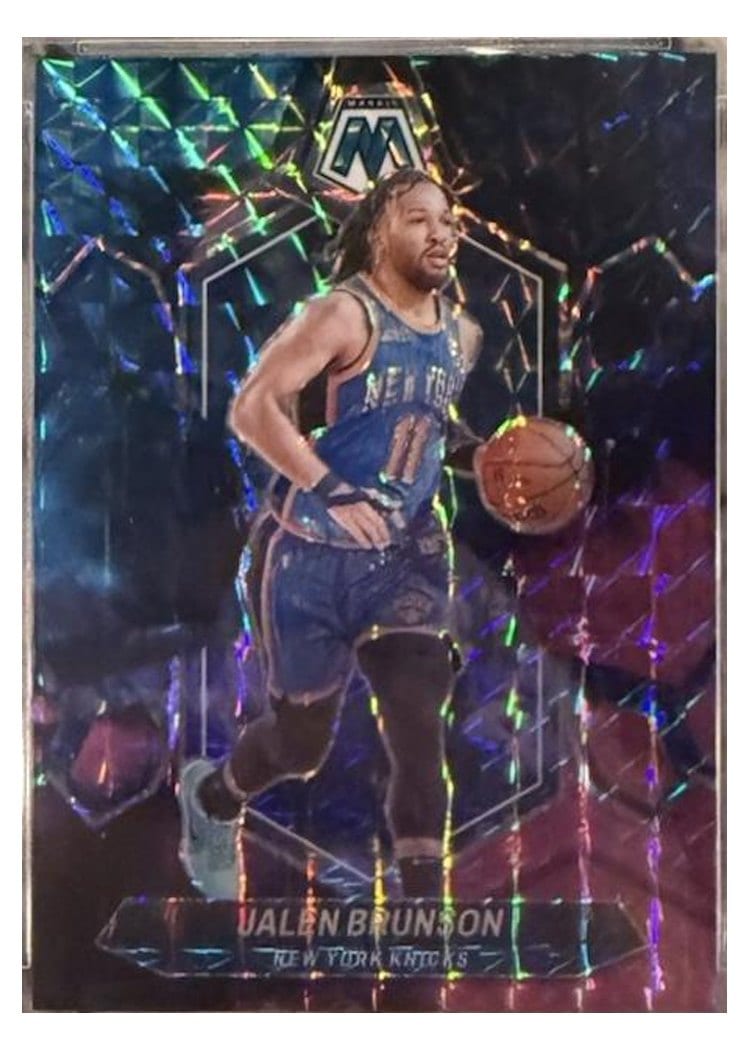 2023-24 Panini Mosaic Base Set Jalen Brunson Nebula Choice #67 card