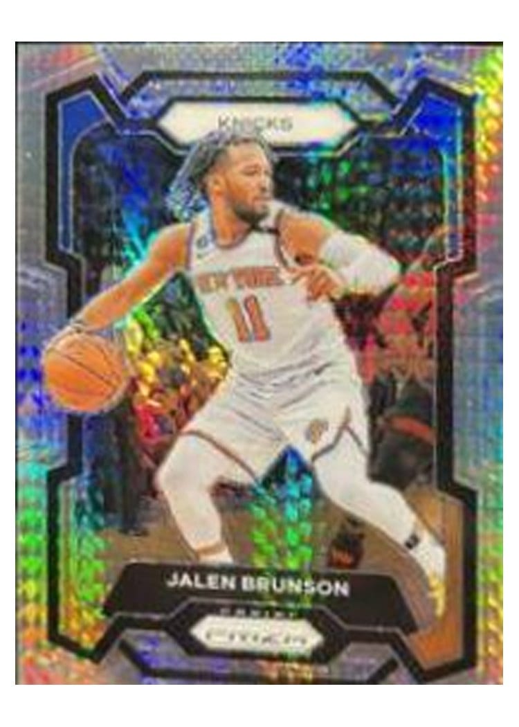 2023-24 Panini Prizm Base Set Jalen Brunson Hyper #9 card