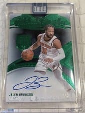 2024-25 Panini Eminence NBA Patch Autographs Jalen Brunson #7 card
