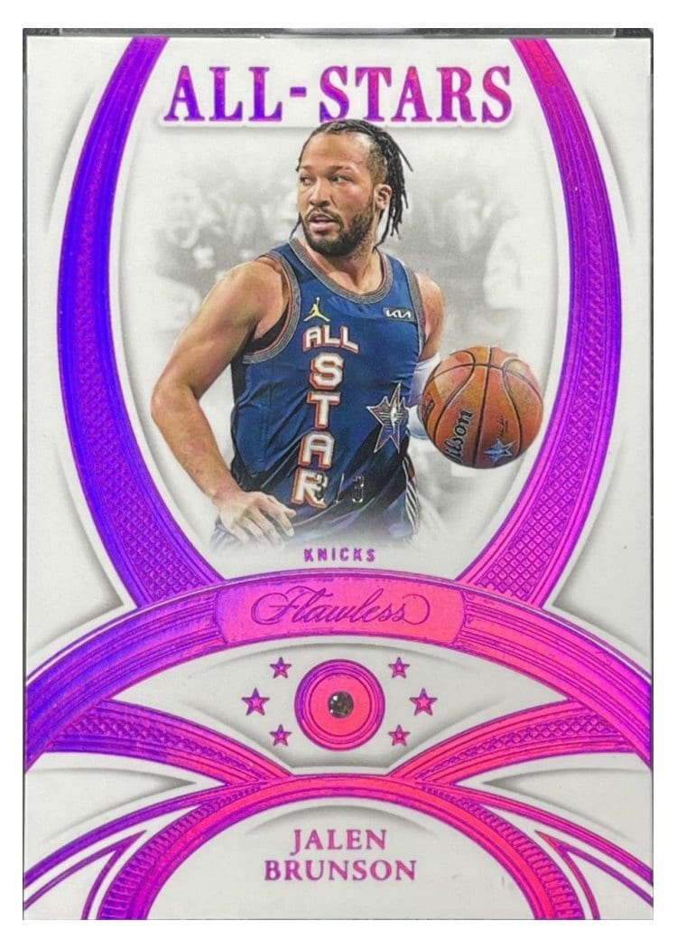 2024-25 Panini Flawless Base Gems Jalen Brunson #122 card