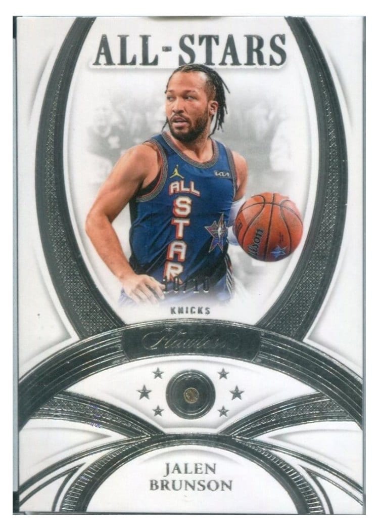 2024-25 Panini Flawless Base Gems Jalen Brunson #122 card
