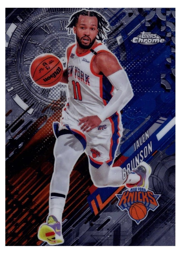 2025-26 Topps Chrome Go Time Jalen Brunson #GT-12 card