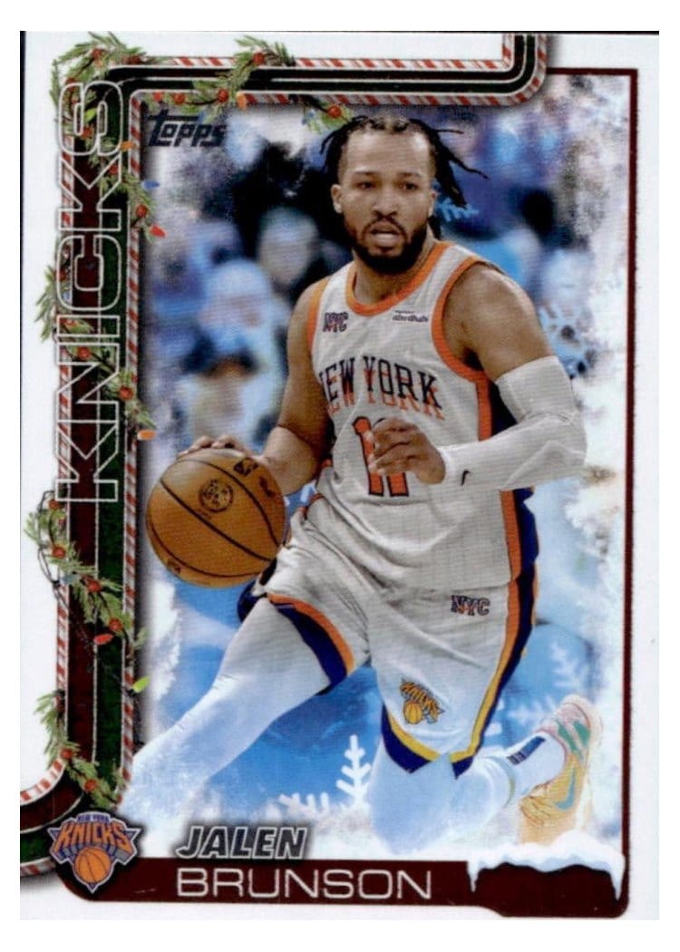 2025-26 Topps Holiday SSP Photo Variations Jalen Brunson #SSV-SC