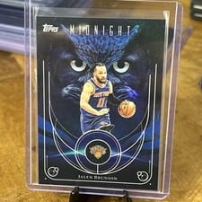 2025-26 Topps Midnight Night Owls Jalen Brunson #NO-10 card