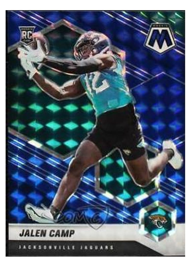 2021 Panini Mosaic Base Set Jalen Camp Blue Mosaic #393 card