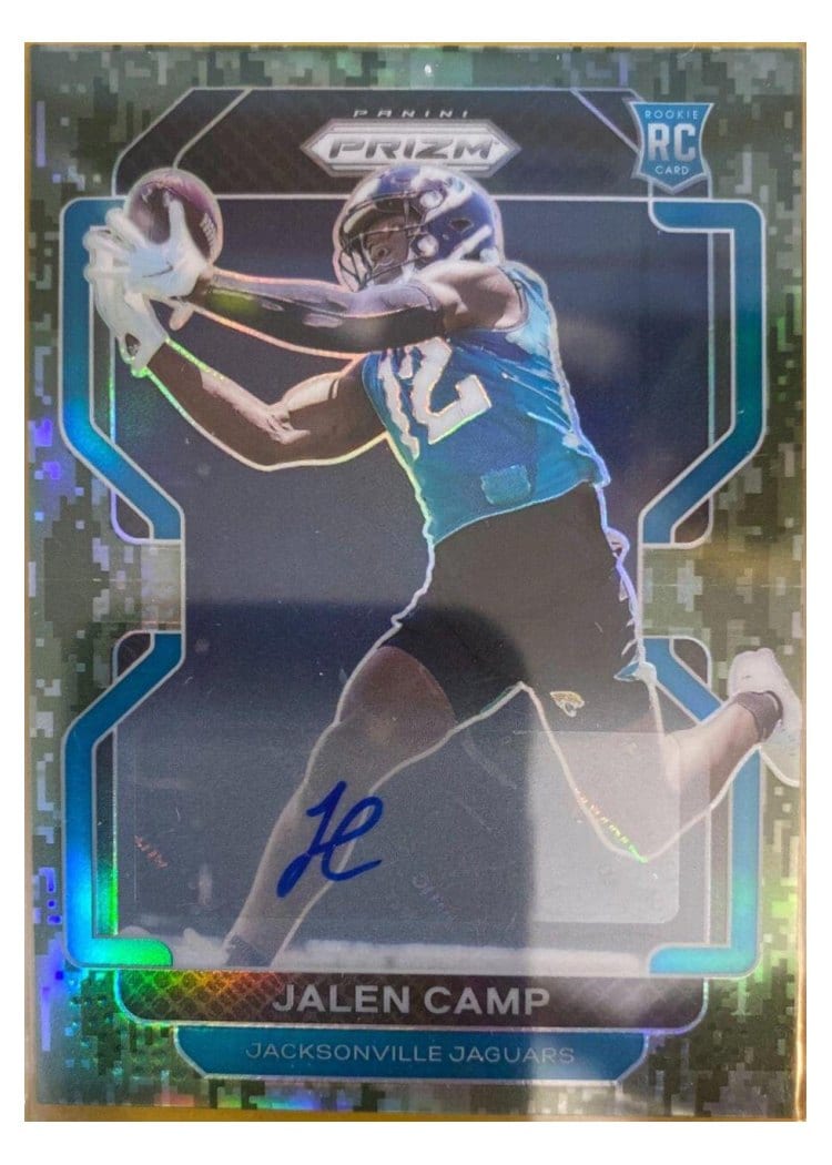 2021 Panini Prizm Base Set Jalen Camp #410 card