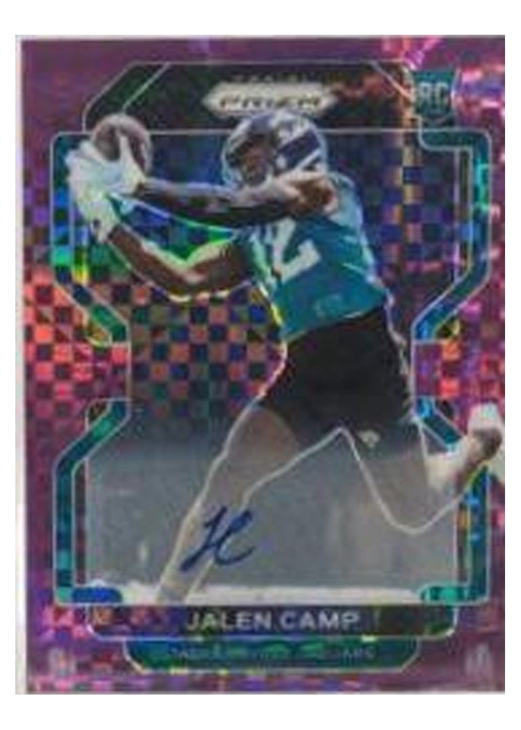 2021 Panini Prizm Base Set Jalen Camp #410 card
