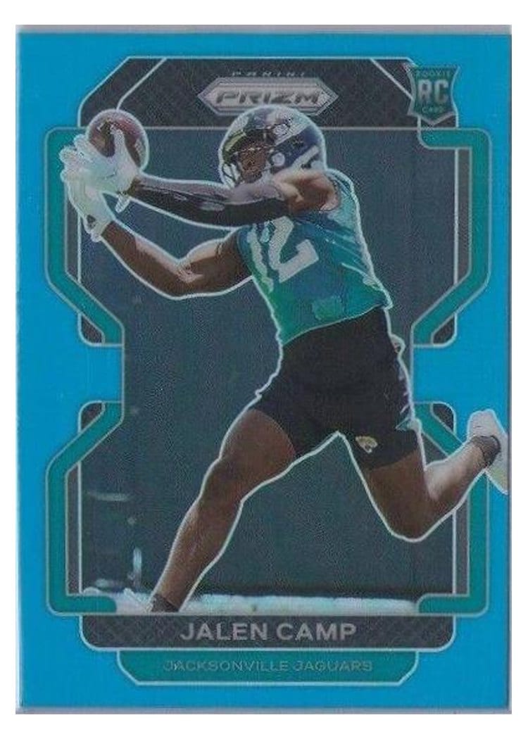 2021 Panini Prizm Base Set Jalen Camp #410 card