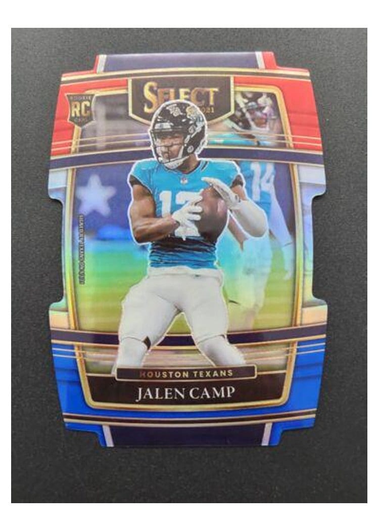 2021 Panini Select Base Set Jalen Camp Red and Blue Die Cut #97 card