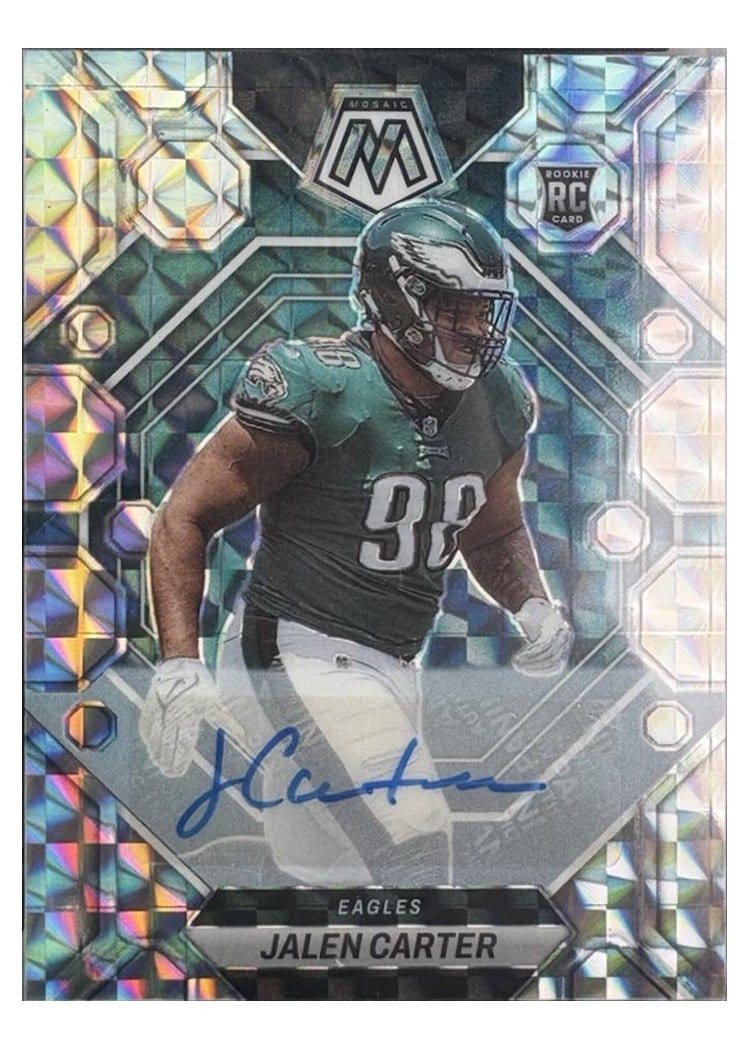 2023 Panini Mosaic Base Set Jalen Carter #328 card