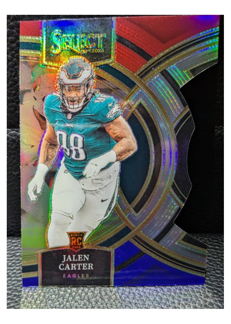 2023 Panini Select Jalen Carter Silver Prizm Die-Cut #171 card