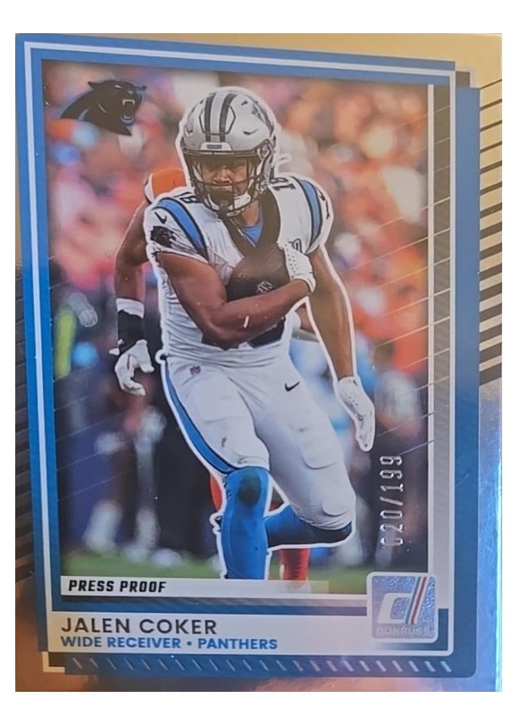 2025 Donruss Base Set Jalen Coker #13 card