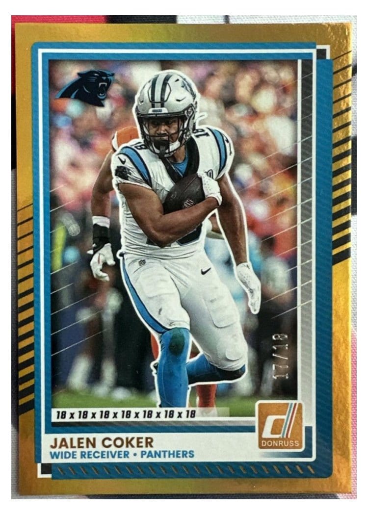 2025 Donruss Base Set Jalen Coker #13 card