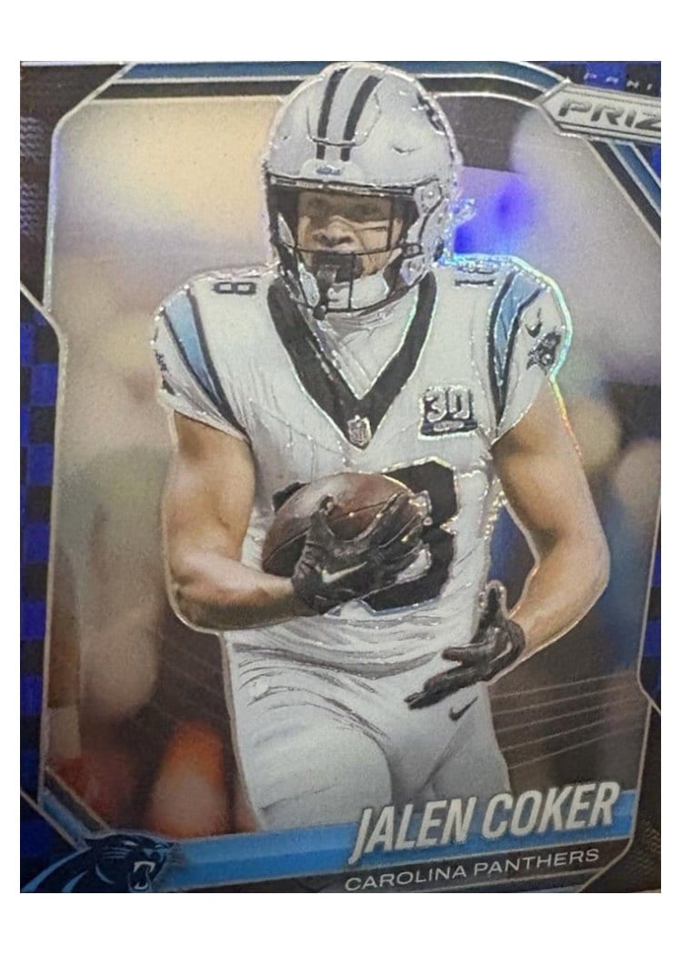 2025 Panini Prizm Base Set Jalen Coker #55 card