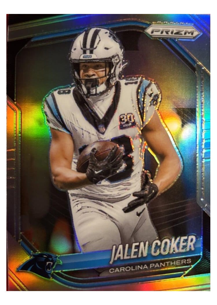 2025 Panini Prizm Base Set Jalen Coker #55 card