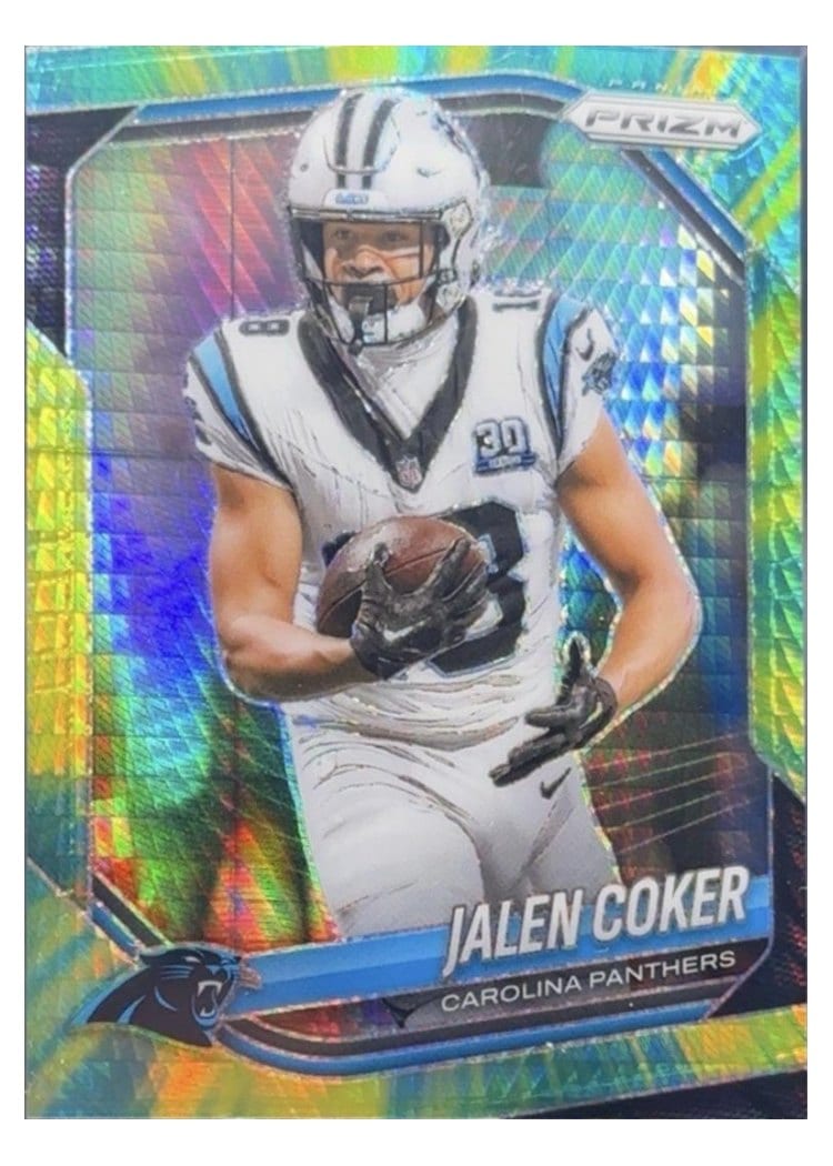 2025 Panini Prizm Base Set Jalen Coker #55 card