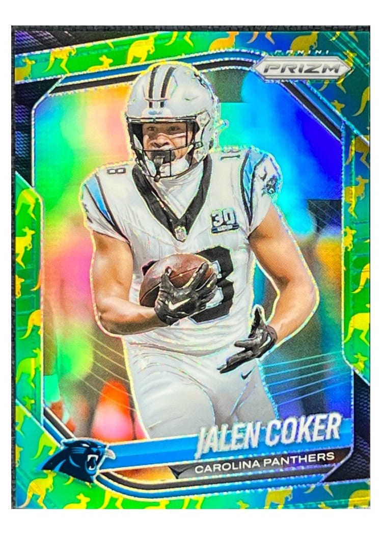 2025 Panini Prizm Base Set Jalen Coker Kangaroo #55 card