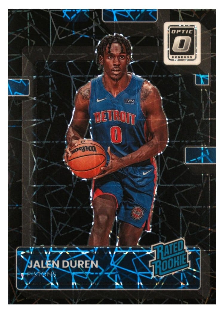 2022-23 Donruss Optic Base Set Jalen Duren #227 card