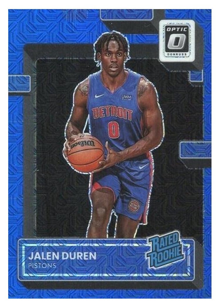 2022-23 Donruss Optic Base Set Jalen Duren #227 card