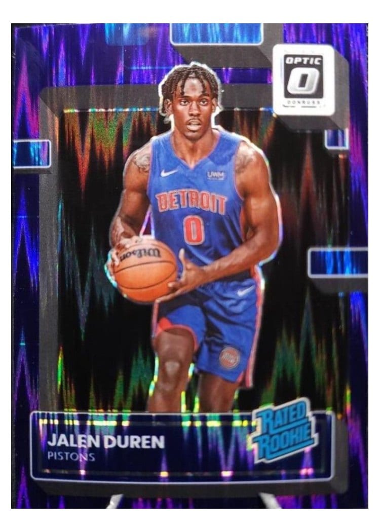 2022-23 Donruss Optic Base Set Jalen Duren #227 card