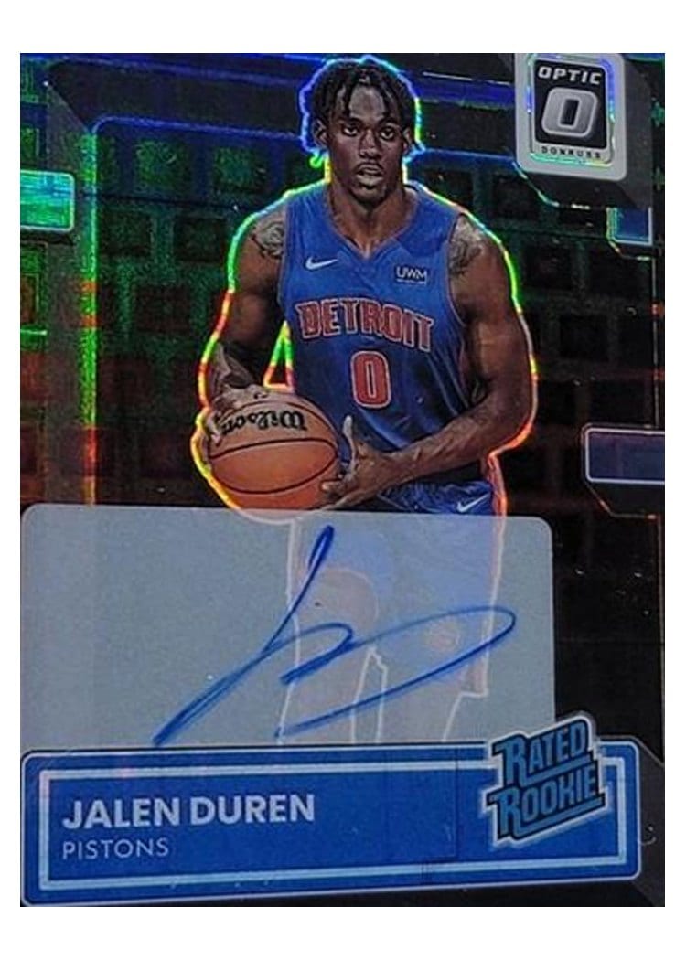 2022-23 Donruss Optic Base Set Jalen Duren #227 card