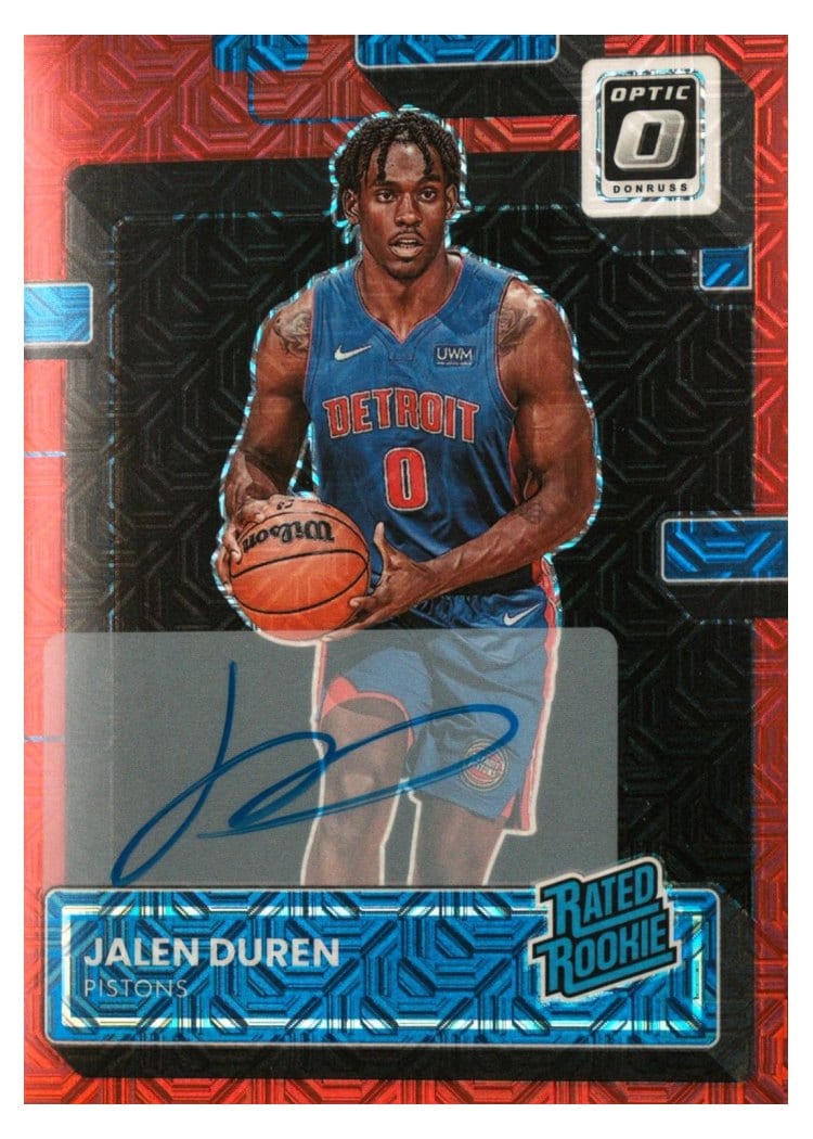 2022-23 Donruss Optic Base Set Jalen Duren #227 card