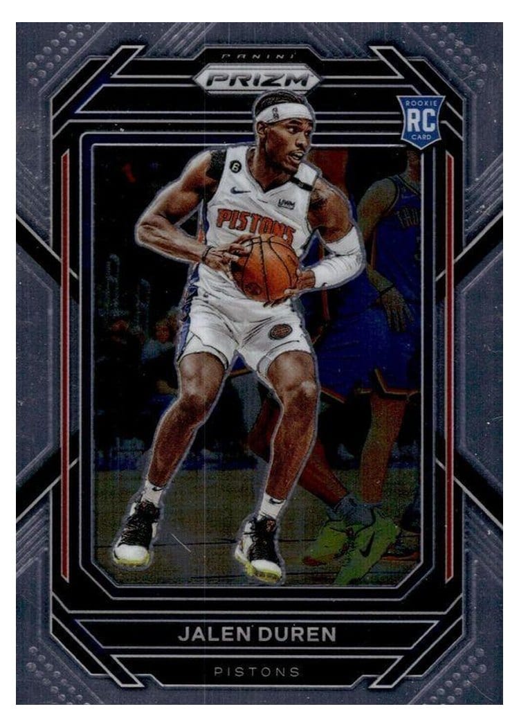 2022-23 Panini Prizm Base Set Jalen Duren #239 card