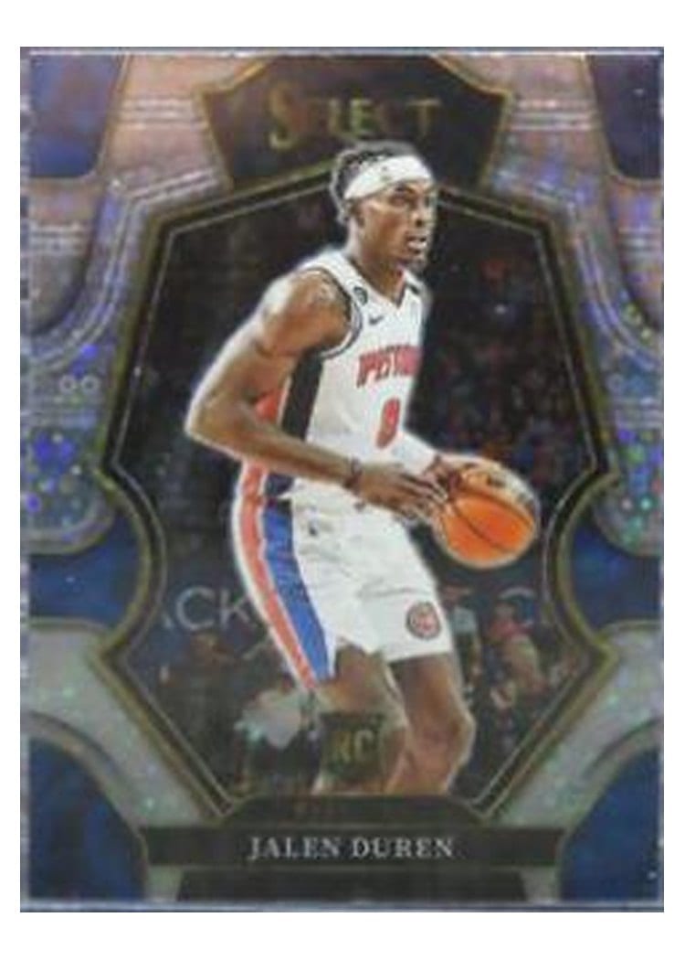 2022-23 Panini Select Base Set Jalen Duren Disco Prizm #176 card