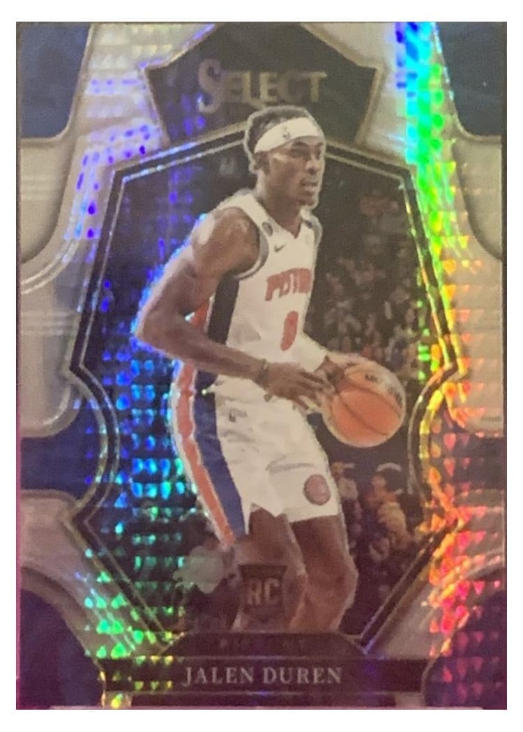 2022-23 Panini Select Base Set Jalen Duren #176 card
