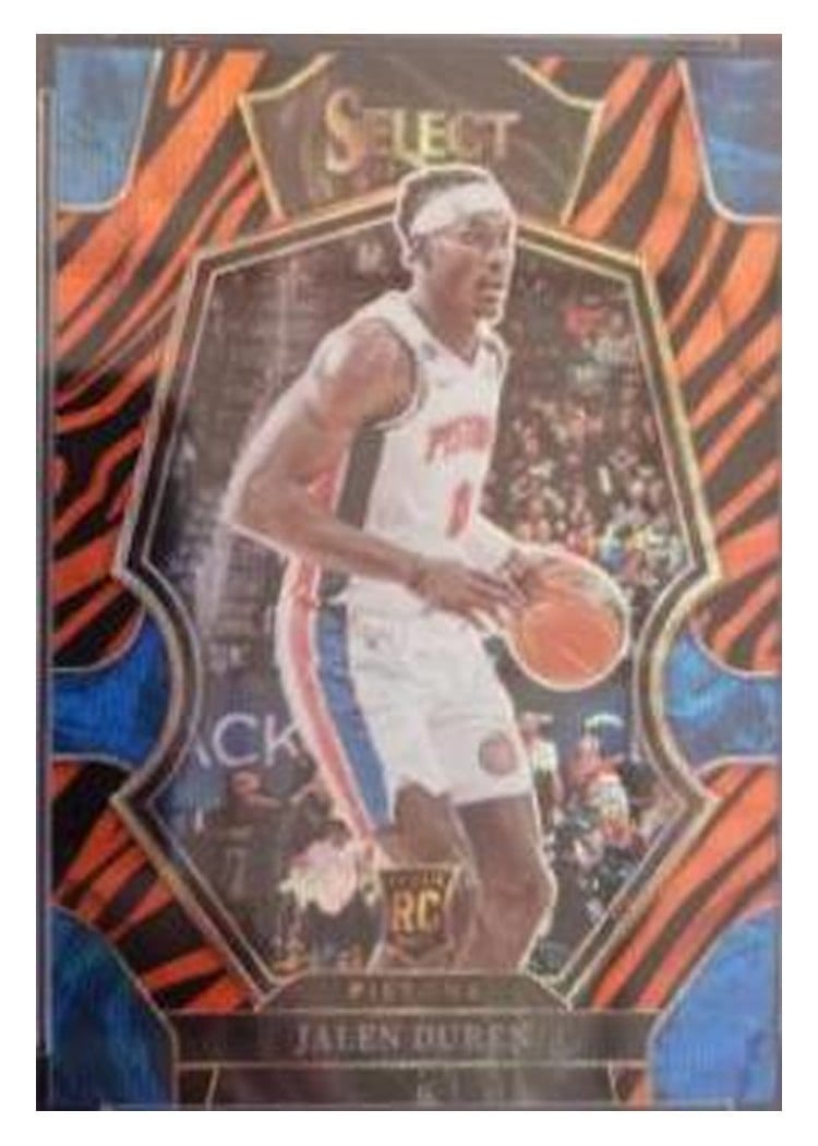 2022-23 Panini Select Base Set Jalen Duren #176 card