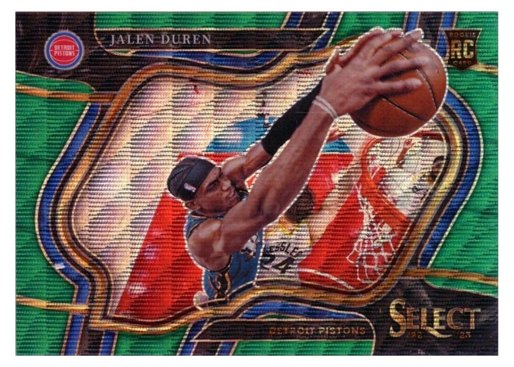 2022-23 Panini Select Base Set Jalen Duren #286 card