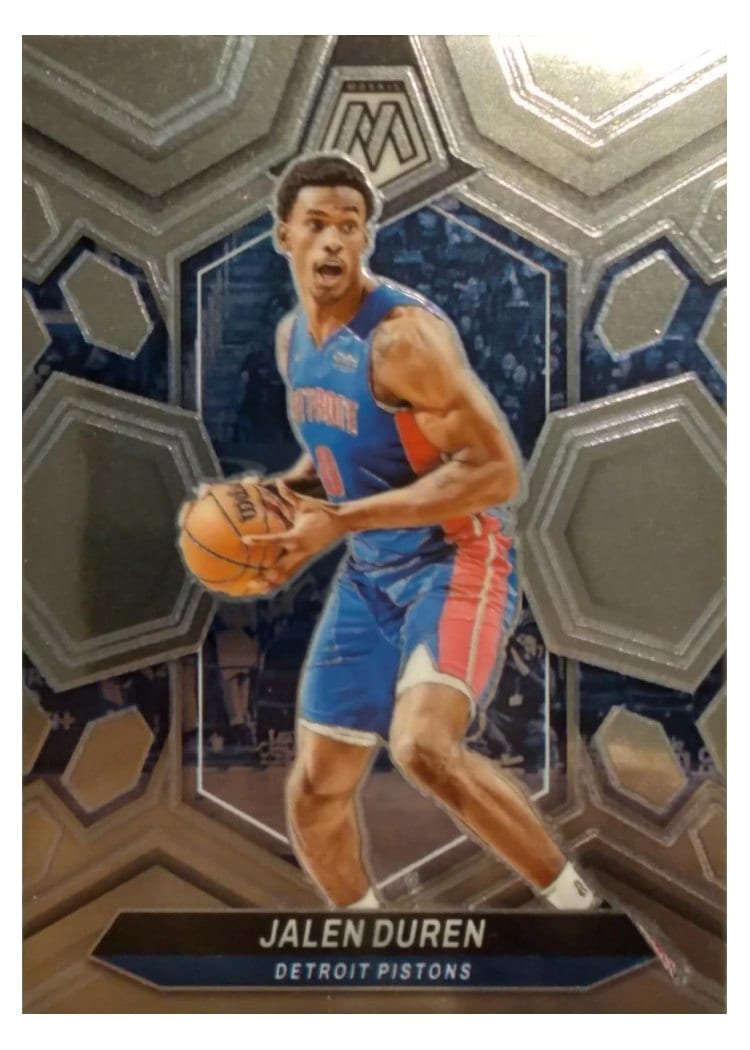 2023-24 Panini Mosaic Base Set Jalen Duren #142 card