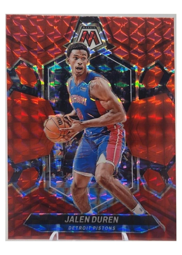2023-24 Panini Mosaic Base Set Jalen Duren #142 card