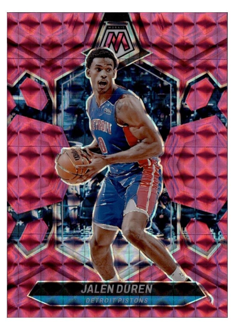 2023-24 Panini Mosaic Base Set Jalen Duren #142 card